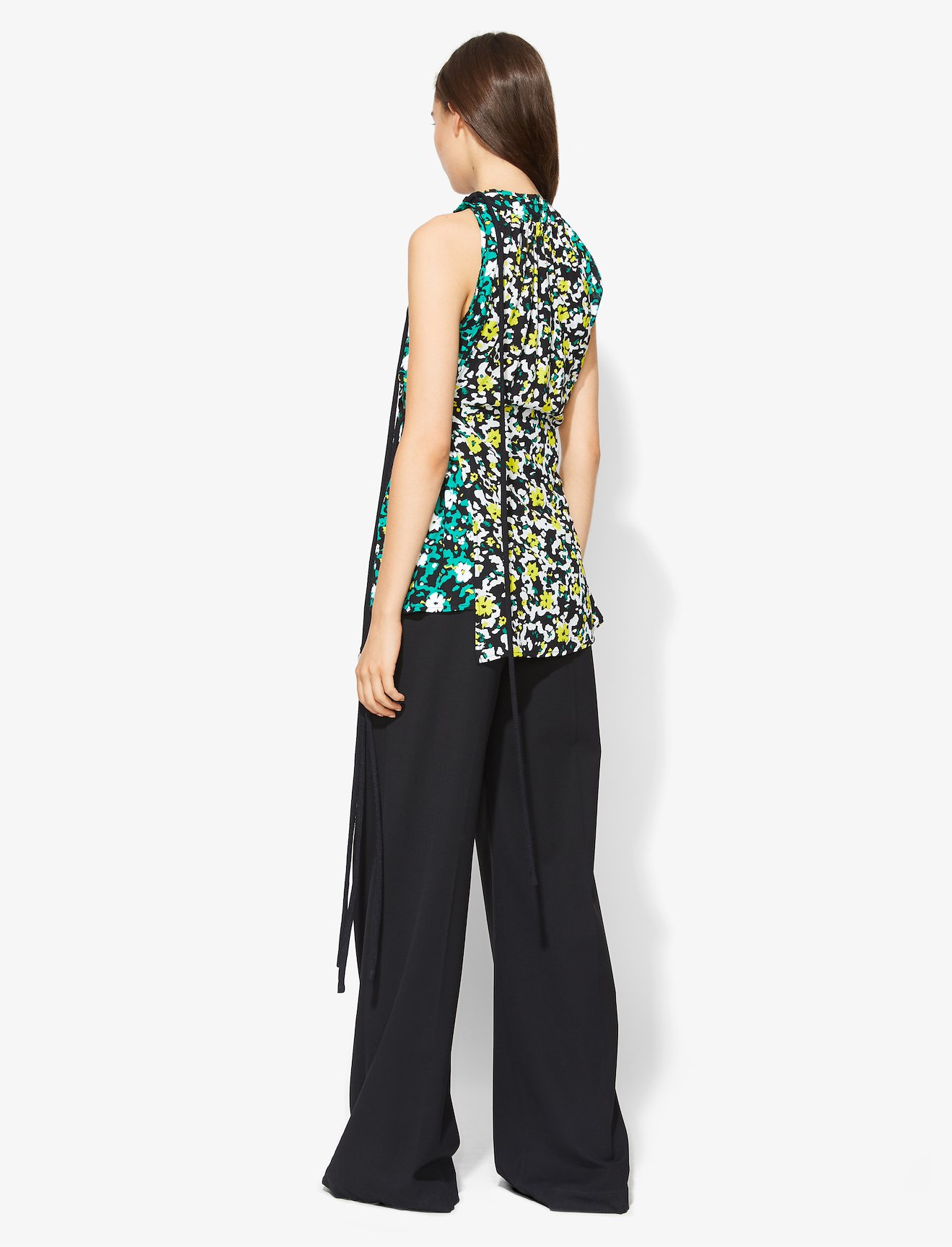 Multi Floral Asymmetrical Top #3