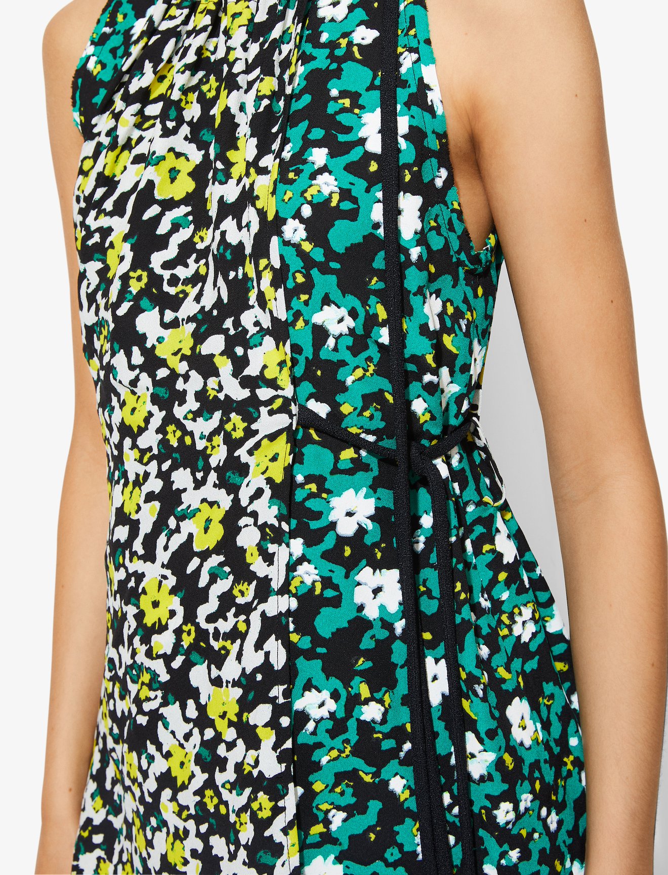 Multi Floral Asymmetrical Top #4