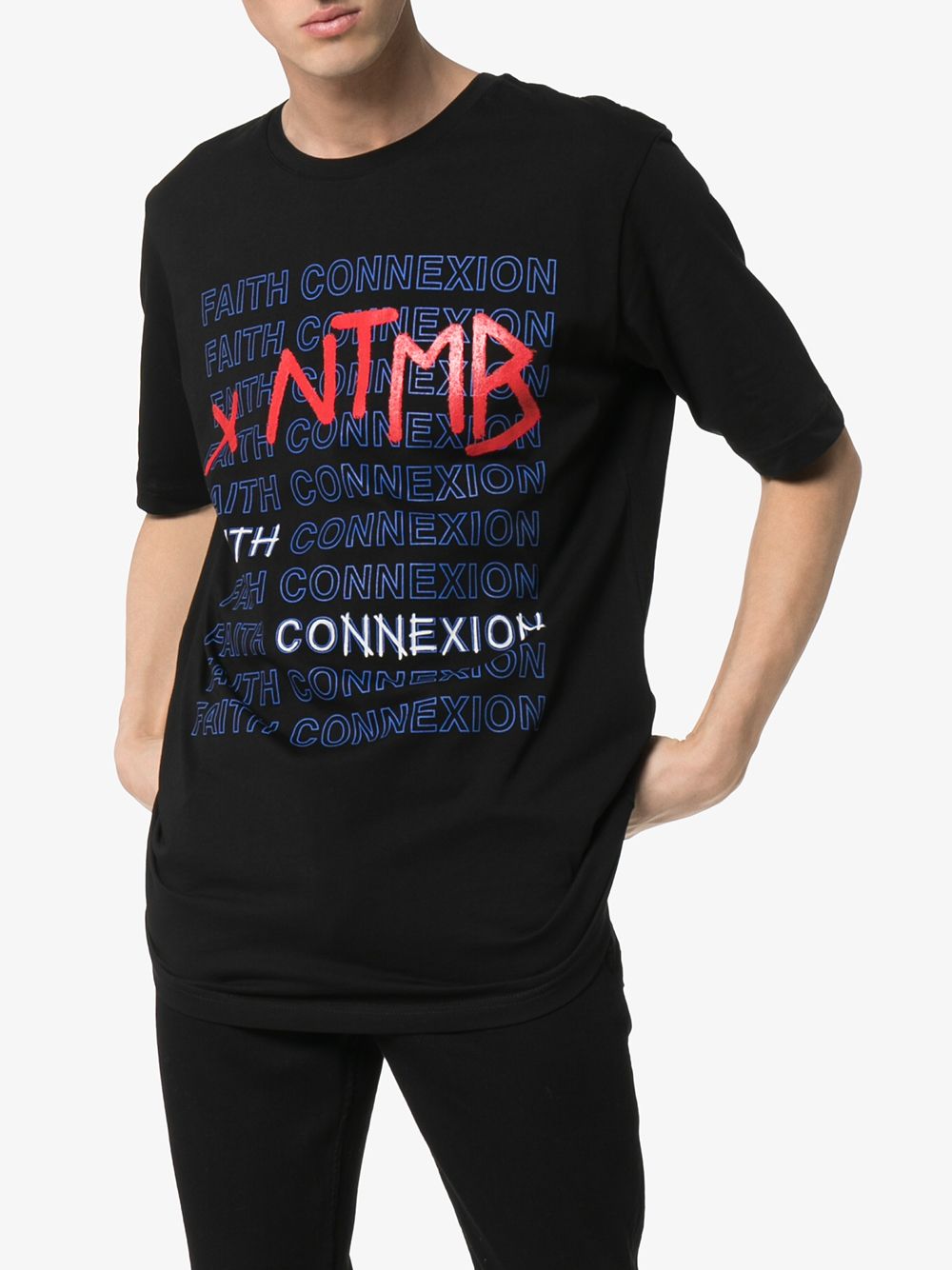 фото Faith connexion футболка с логотипом из коллаборации с ntmb