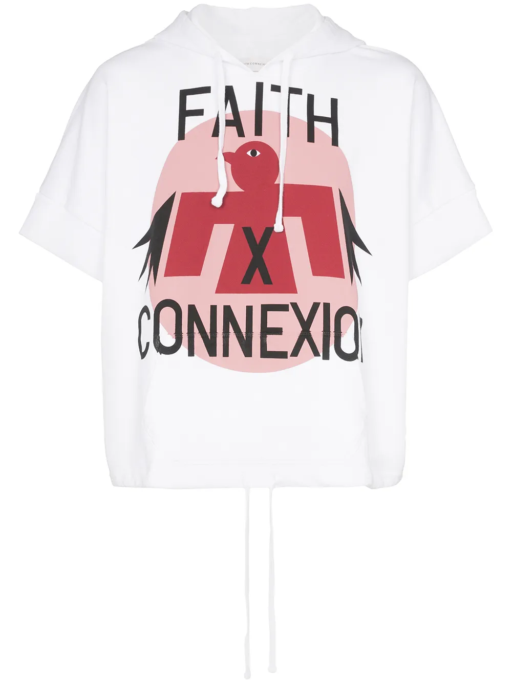 Faith Connexion худи с принтом Eagle и короткими рукавами Faith Connexion худи с принтом Eagle и короткими рукавами