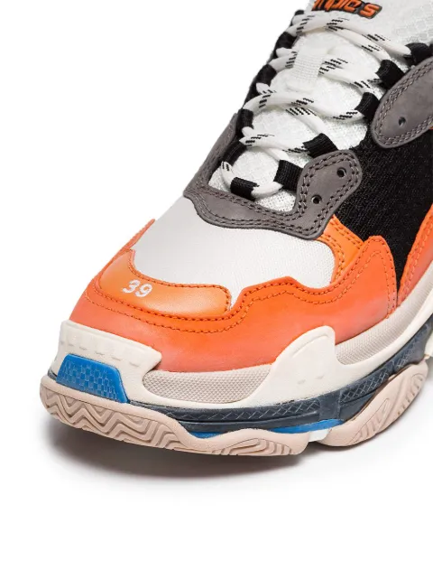 balenciaga triple s orange