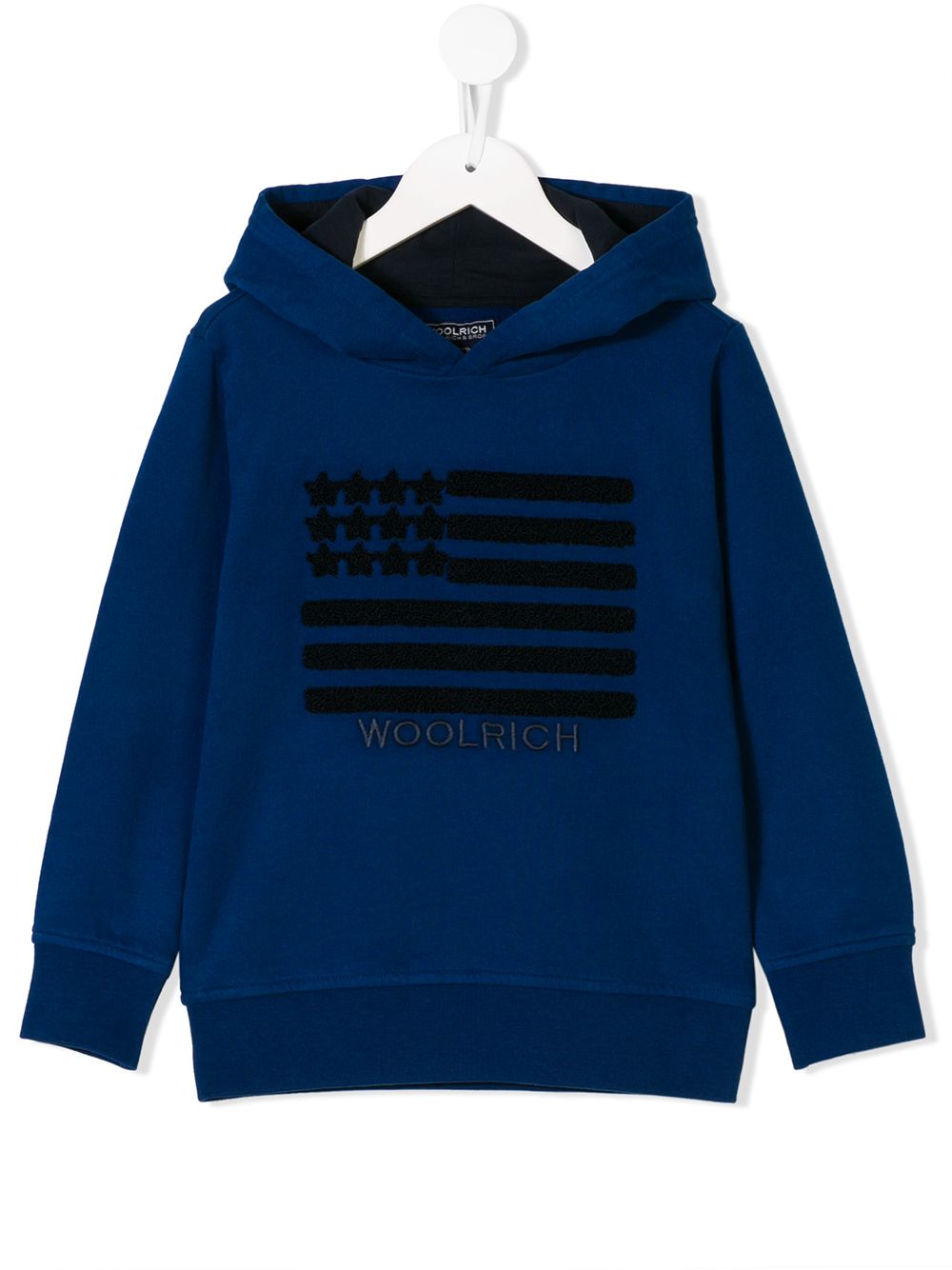 фото Woolrich kids embroidered flag sweatshirt