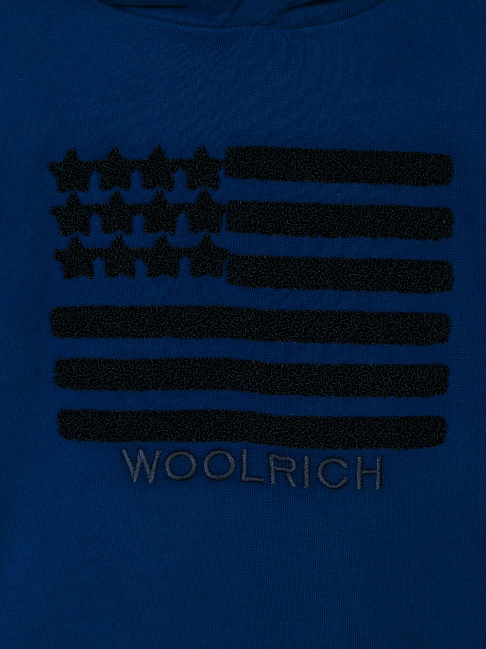 фото Woolrich kids embroidered flag sweatshirt