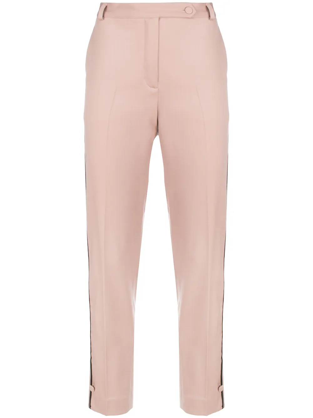 

STYLAND cropped straight leg trousers - Neutrals