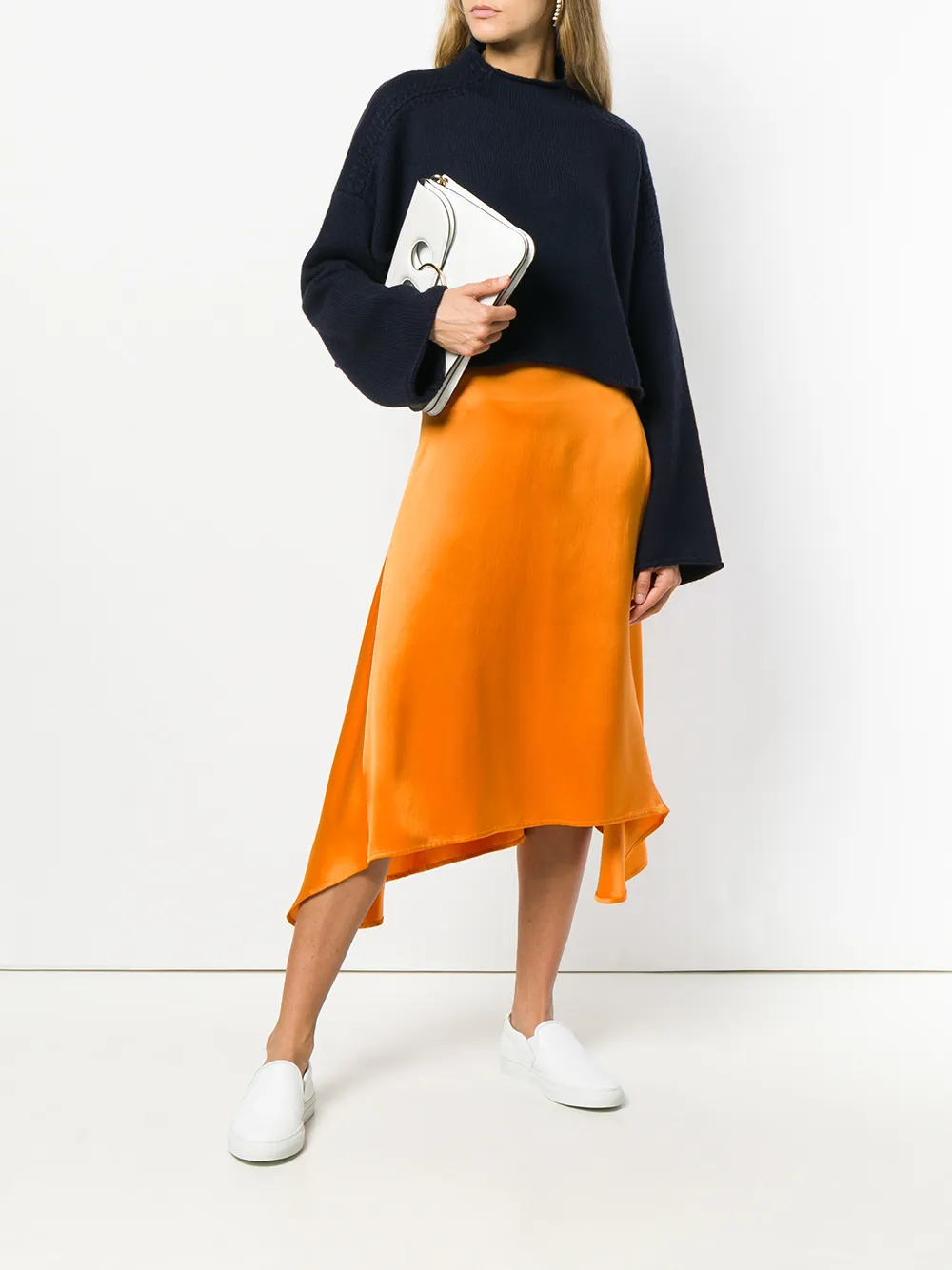  Jw Anderson Pullover Mit Zopfmuster   Blau 
