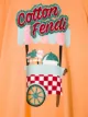 Fendi Kids سويت شيرت طويل