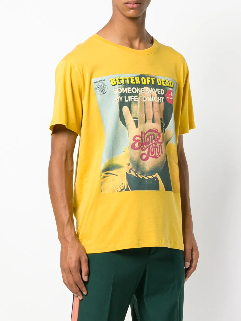 elton john gucci t shirt
