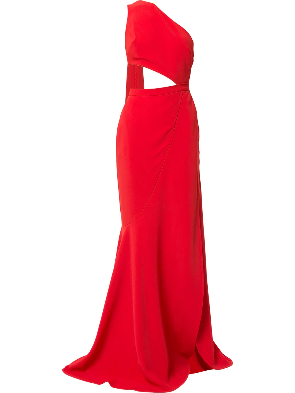 high slit gown