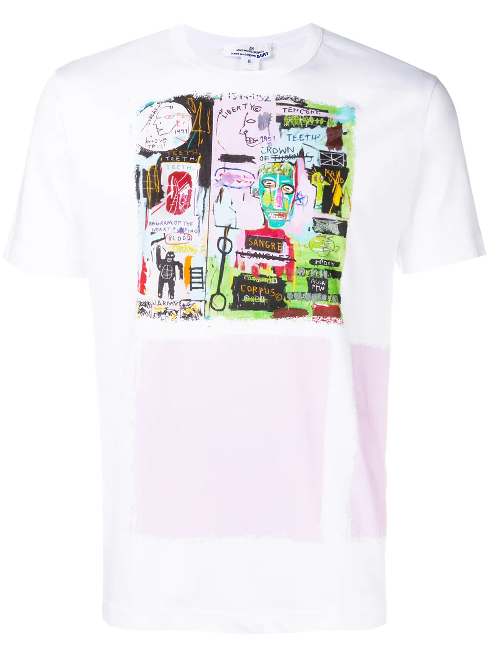 comme des garcons basquiat shirt