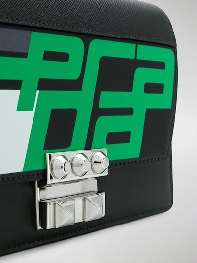 Prada Elektra crossbody bag black | MODES