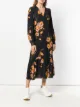 McQ Swallow Kleid mit Blumen-Print