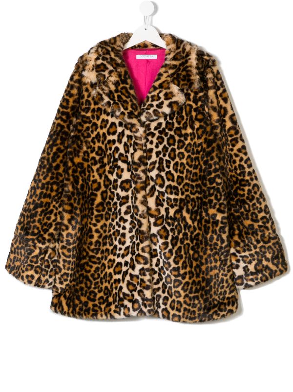 tesco leopard print coat