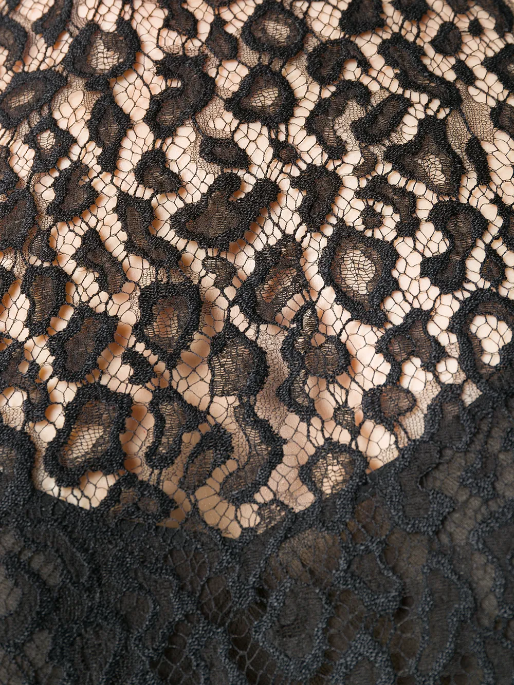 Givenchy tijgerprint met gelaagde top Zwart
