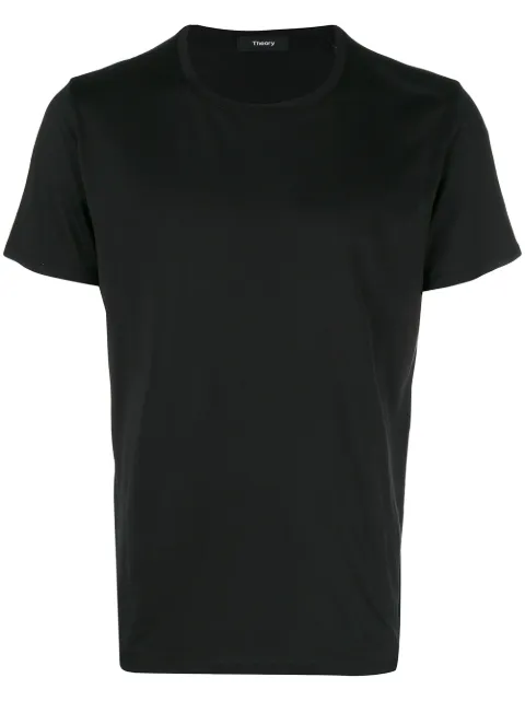 Click to view more detailed imagery on our partner's website Theory Gaskell Short Sleeve Slub T-shirt In Black
