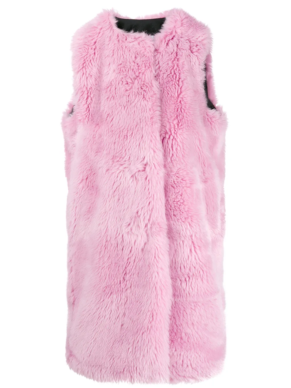MSGM faux fur long gilet MSGM faux fur long gilet
