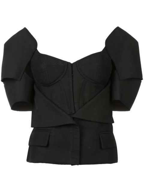 VERA WANG BUSTIER JACKET