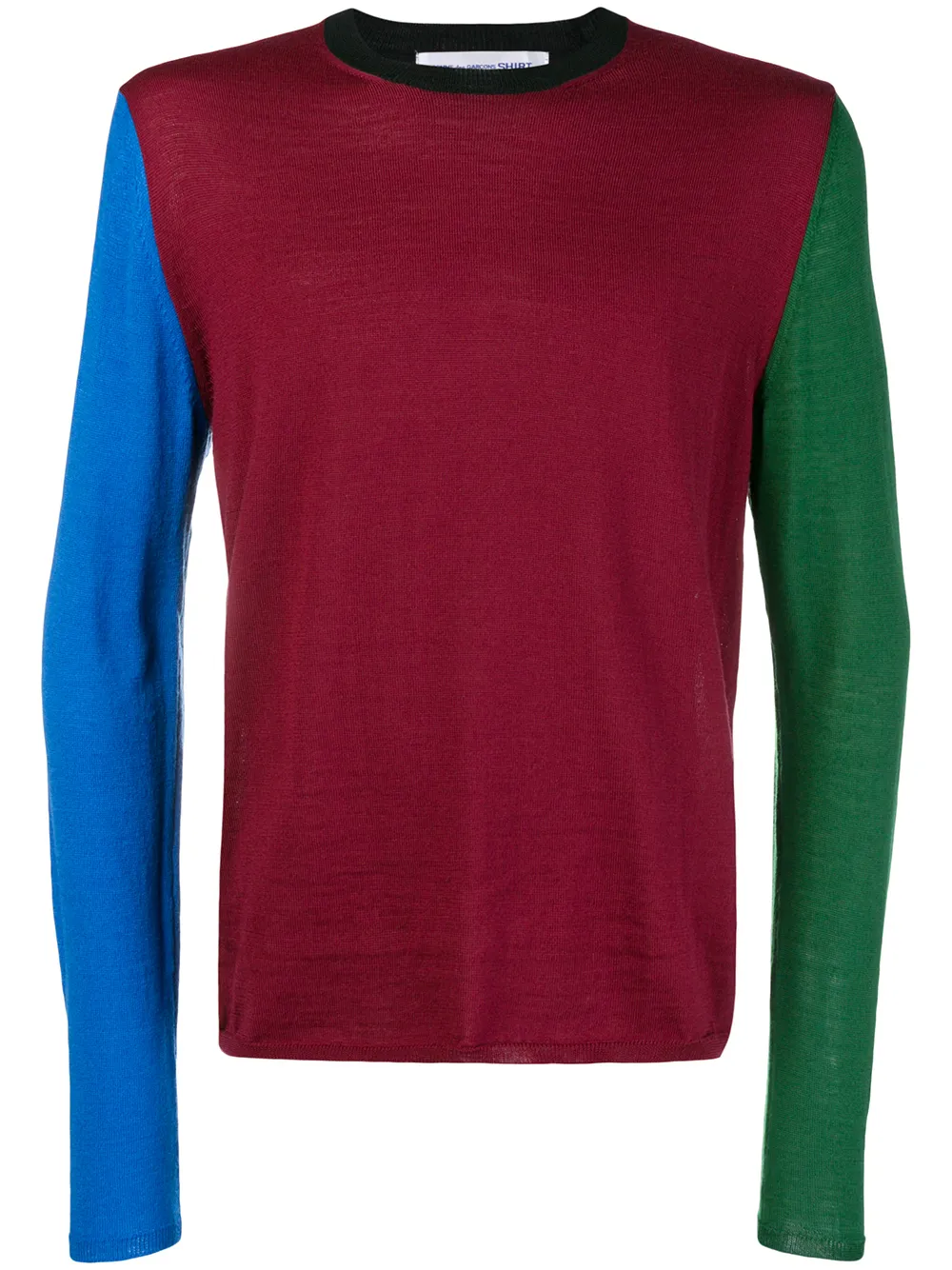 

Comme Des Garçons Shirt colour-block sweater - Rojo