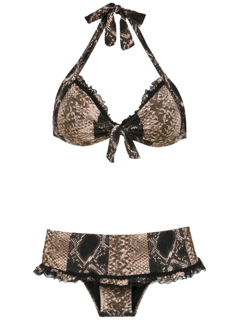 Amir Slama printed bikini set