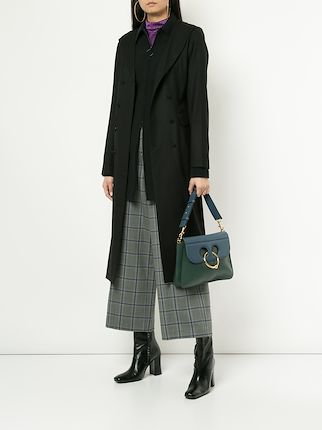 plaid wide leg trousers展示图