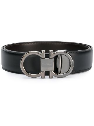 Femei Salvatore Ferragamo - Salvatore Ferragamo Gancini belt black 694531 -  RingenShops