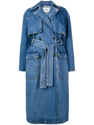 msgm denim trench