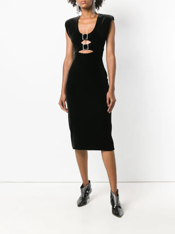 christopher kane velvet dress