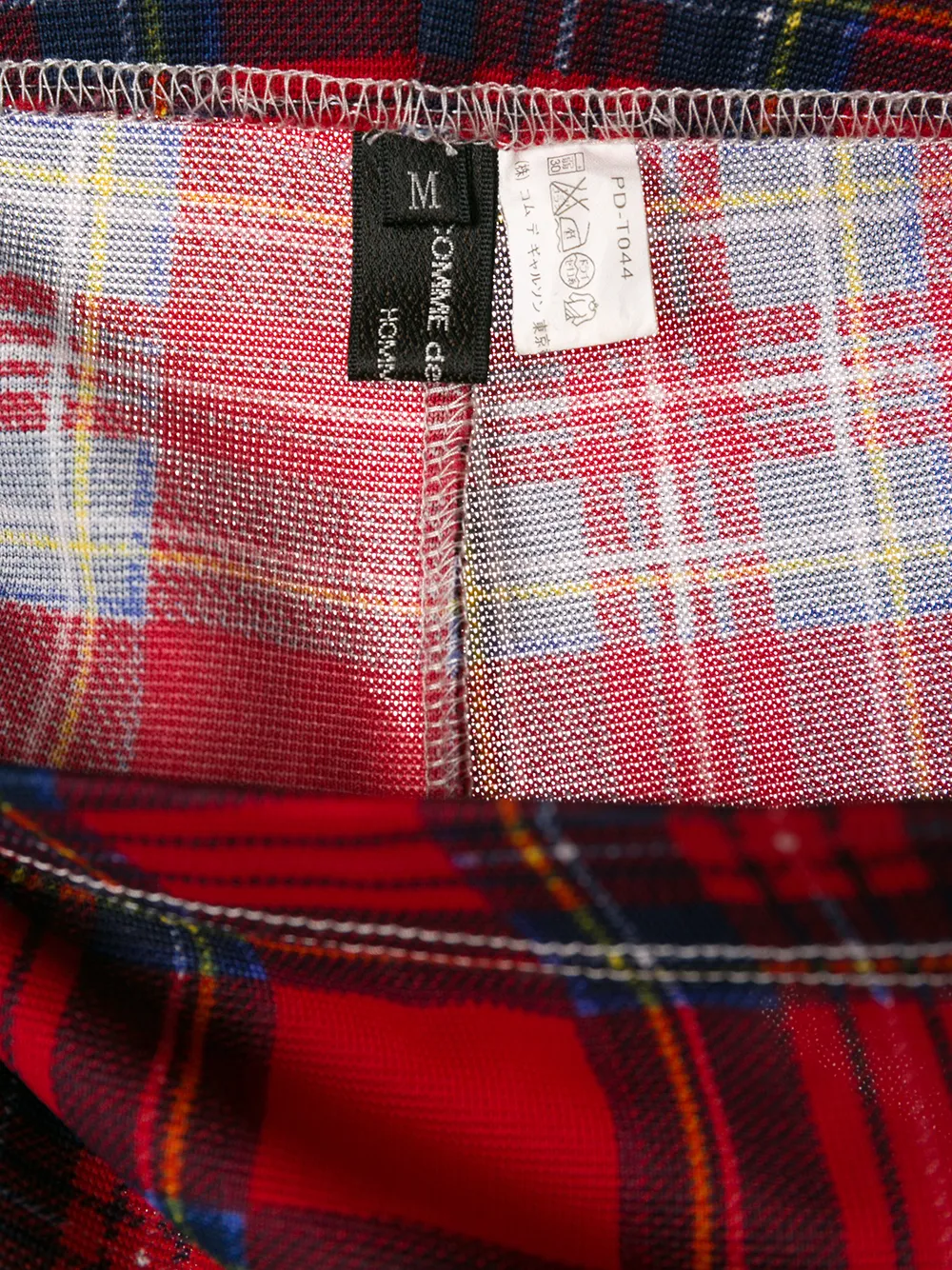 Checkered Fitted Trousers