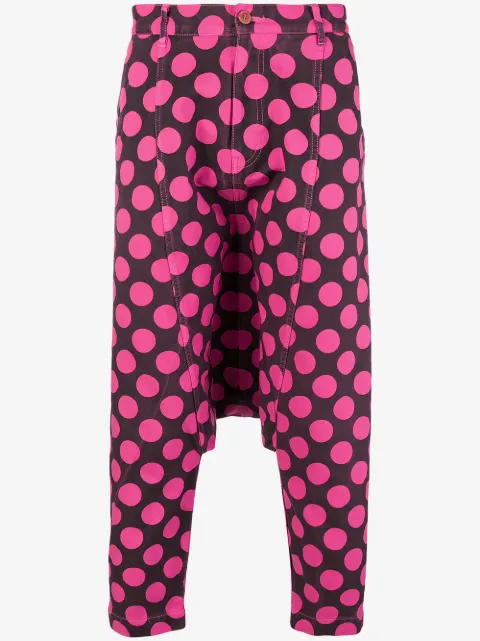 Comme Des Garçons Pre-Owned брюки с принтом