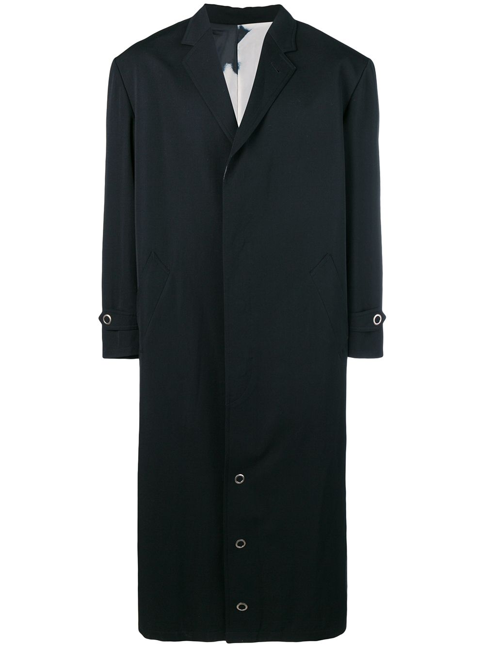 Jean Paul Gaultier Pre-Owned 1987 oversized long coat – Black