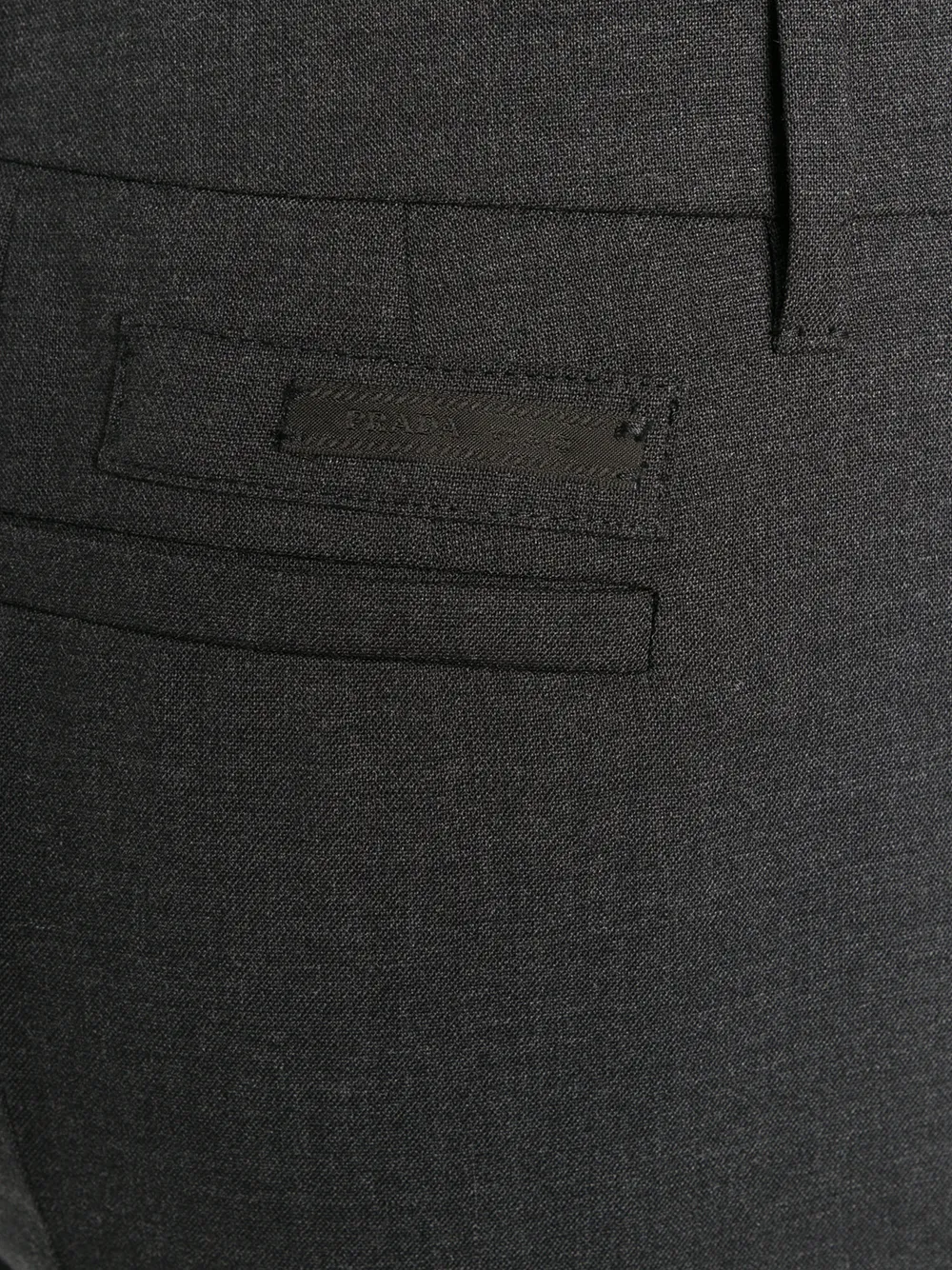 Prada cropped broek Grijs