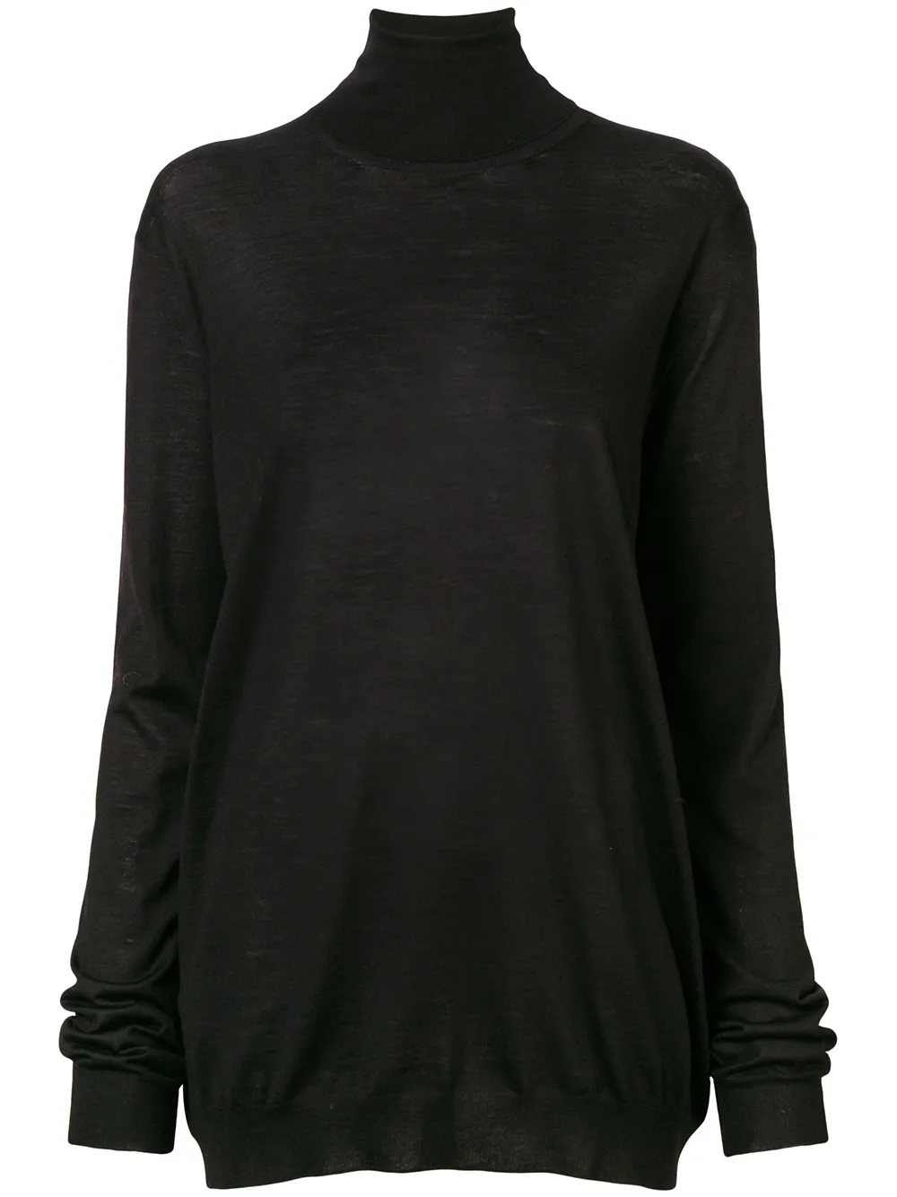 Prada turtleneck jumper Zwart