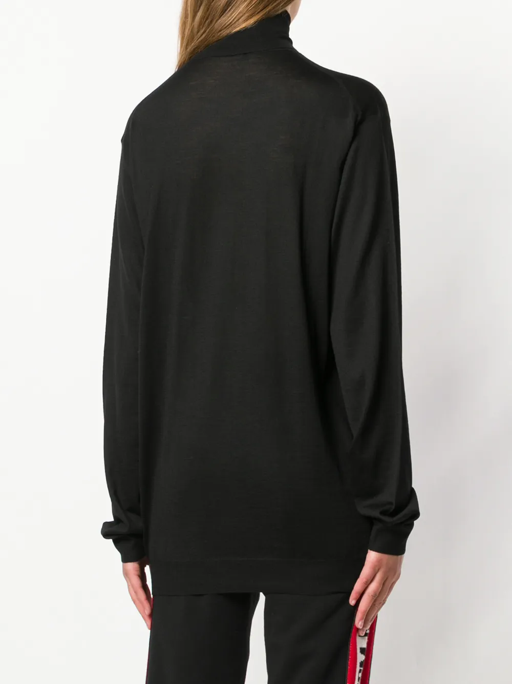Prada turtleneck jumper Zwart