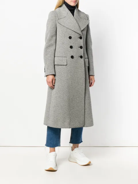 burberry herringbone wool coat