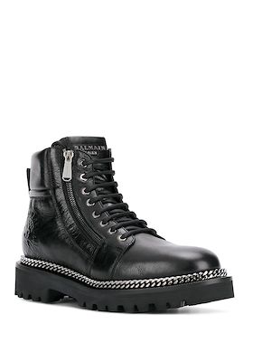 balmain studded boots