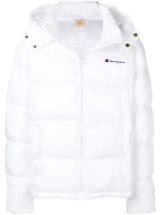 white champion coat