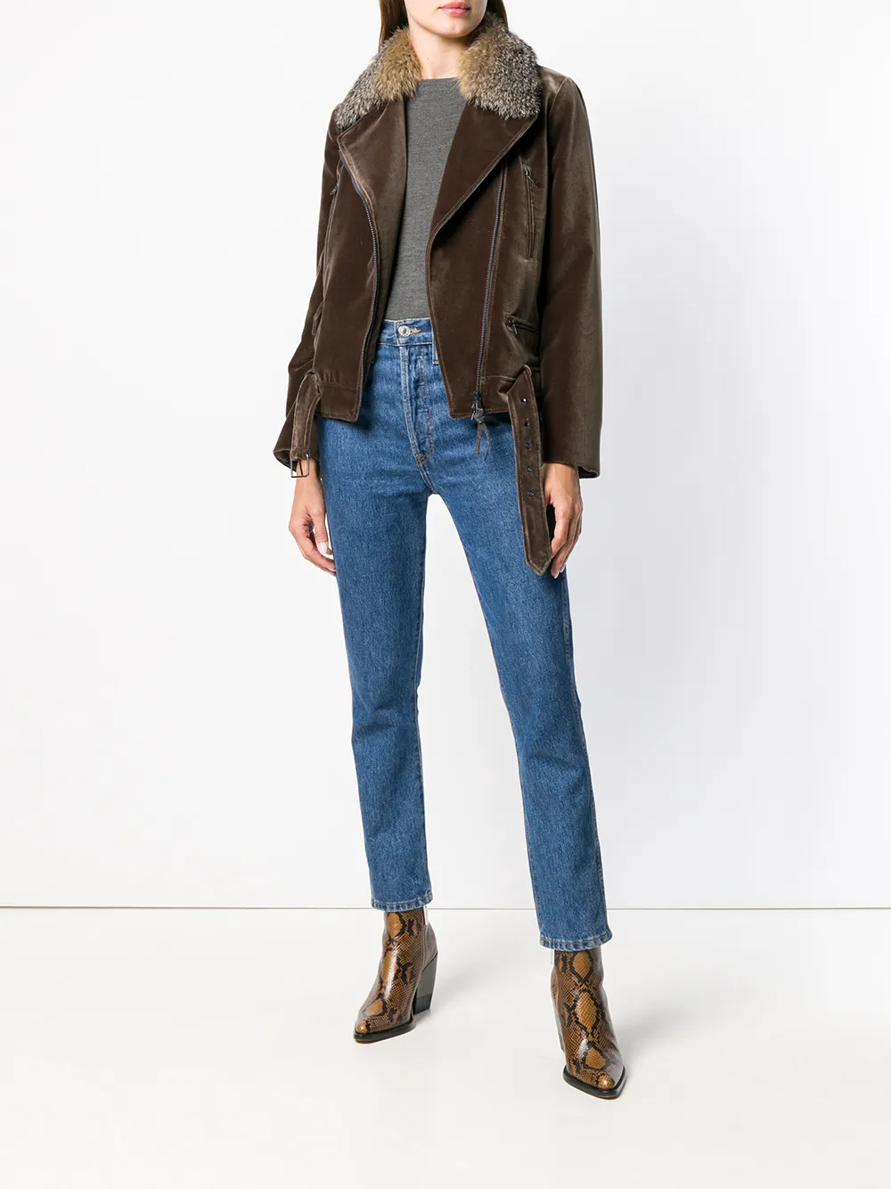 Brunello Cucinelli trui met lange mouwen Grijs