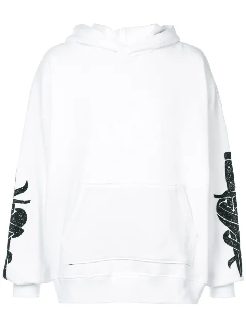 black amiri moletom com capuz
