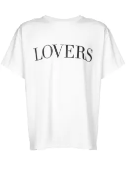 Lovers标语全棉T恤