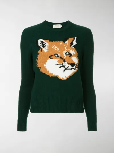 Maison Kitsuné fox intarsia sweater 