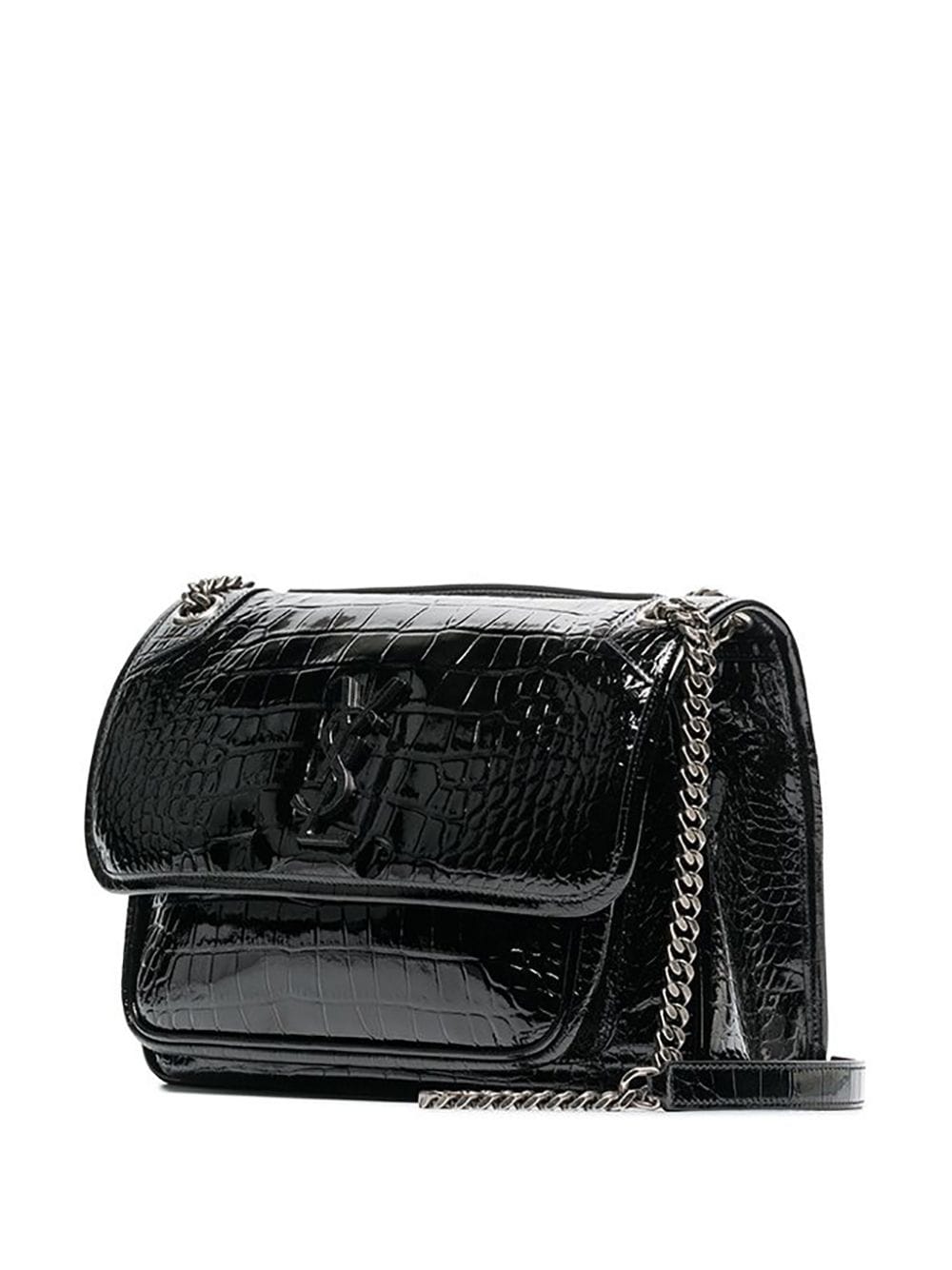 MEDIUM NIKI IN CROCODILE-EMBOSSED LEATHER, Saint Laurent