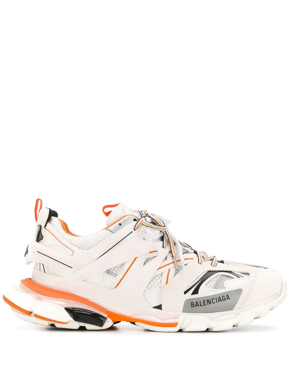 balenciaga track orange white