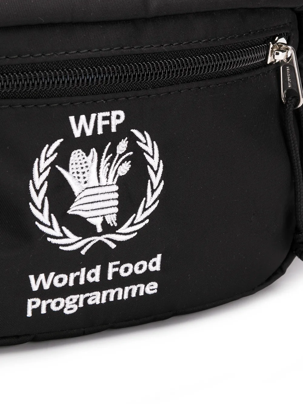 Balenciaga heuptas met dubbel vak Zwart