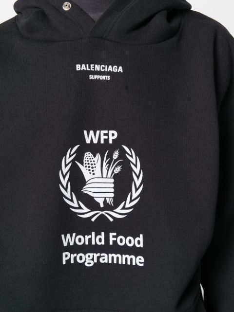 balenciaga food programme hoodie