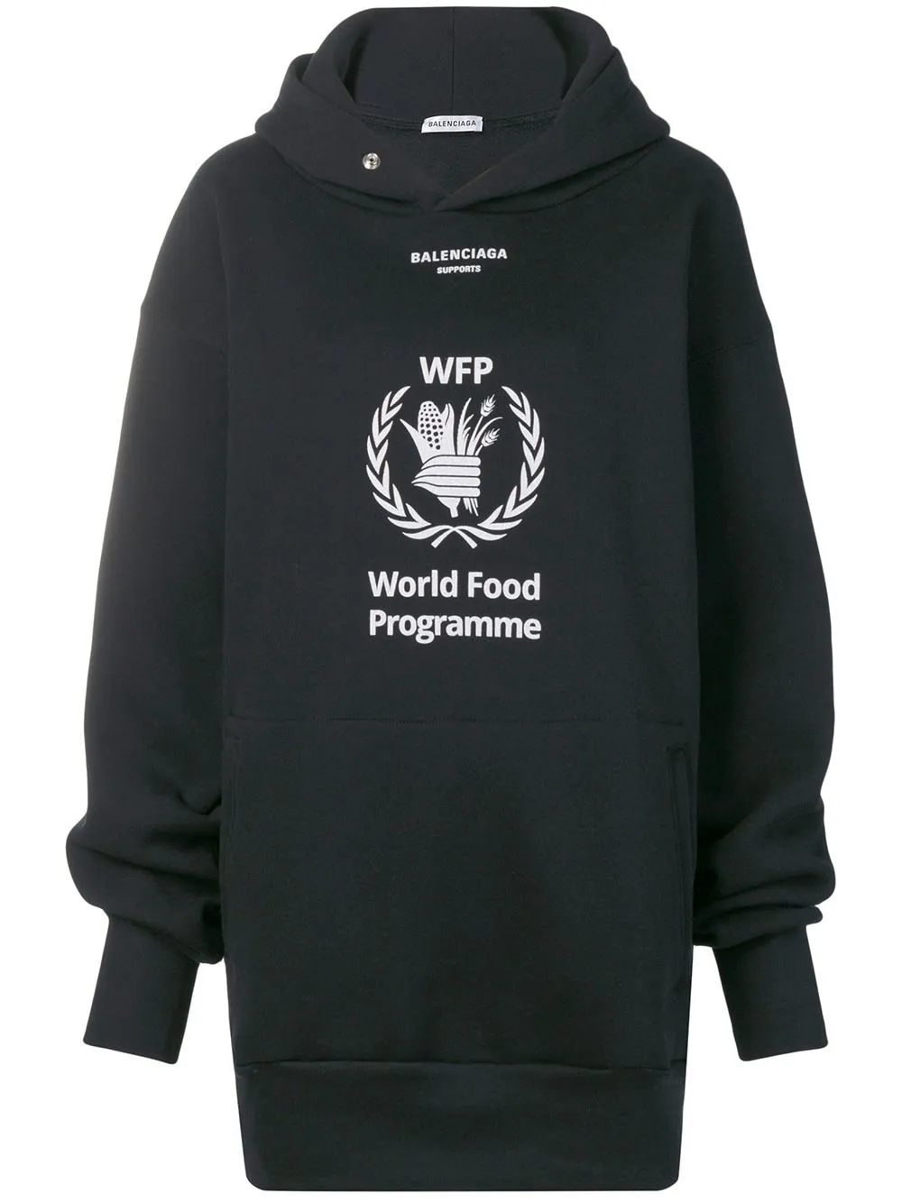 91％以上節約 バレンシアガ パーカー WFP 白 S World Food Program