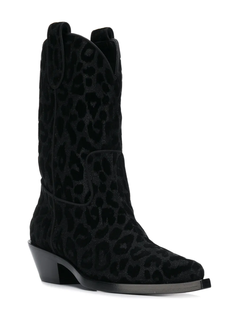 leopard print cowboy boots