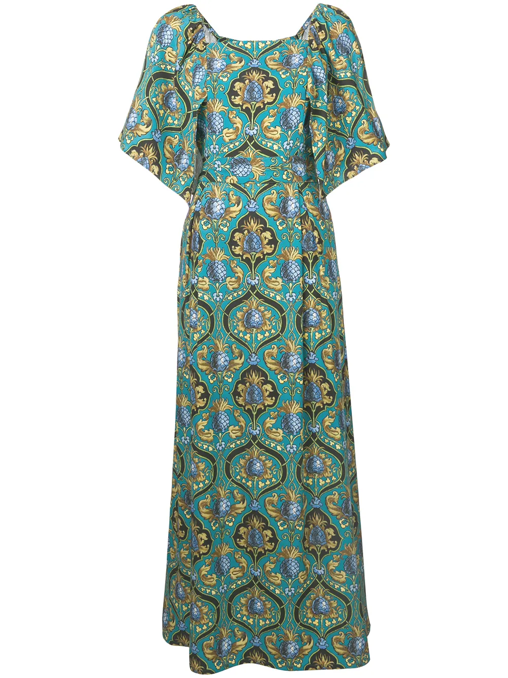 

La DoubleJ geometric print dress - Azul