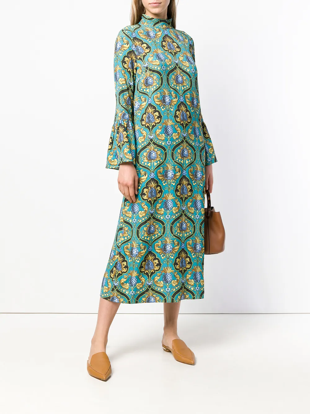 La DoubleJ happy wrist dress Blauw