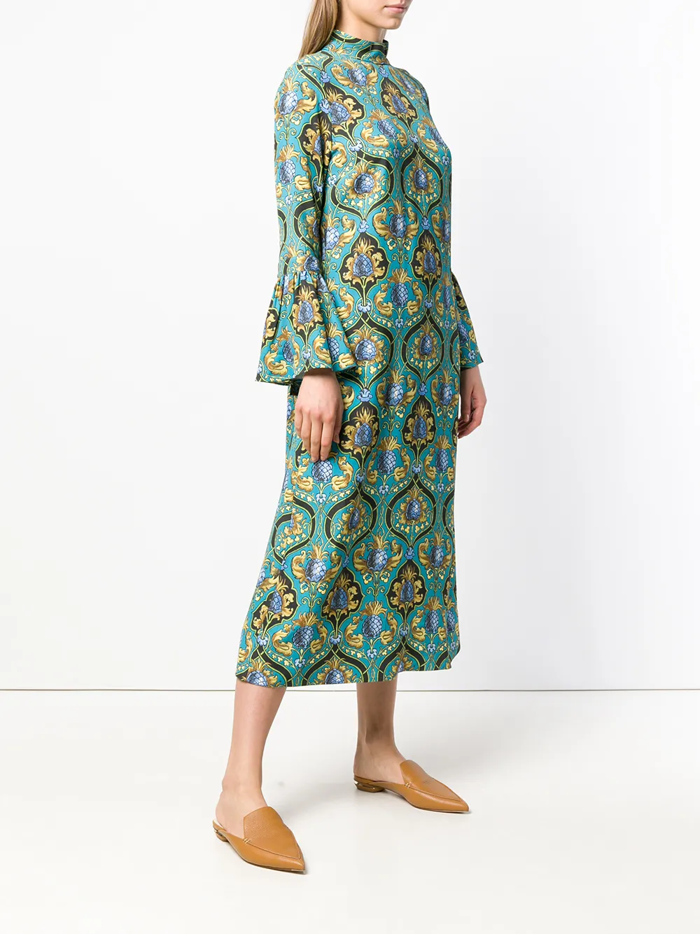 La DoubleJ happy wrist dress Blauw