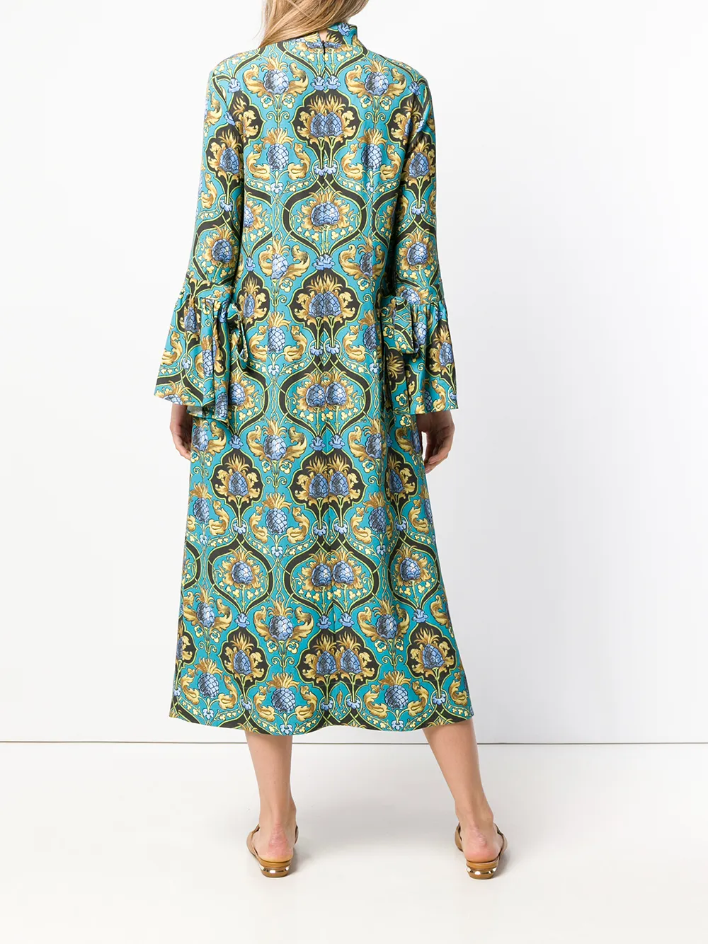 La DoubleJ happy wrist dress Blauw