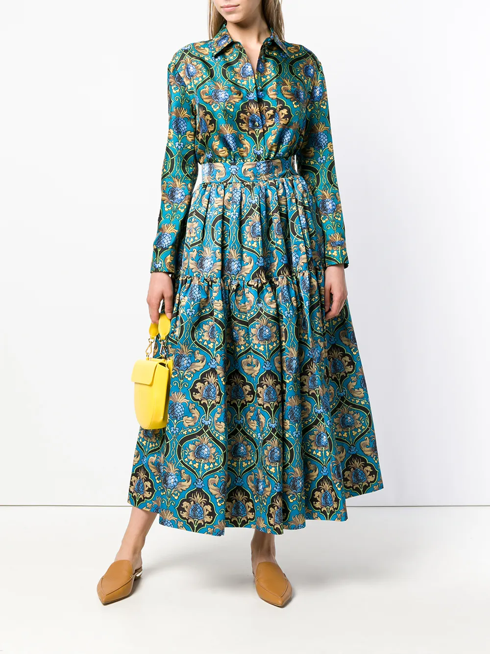 La DoubleJ Rok met print Blauw